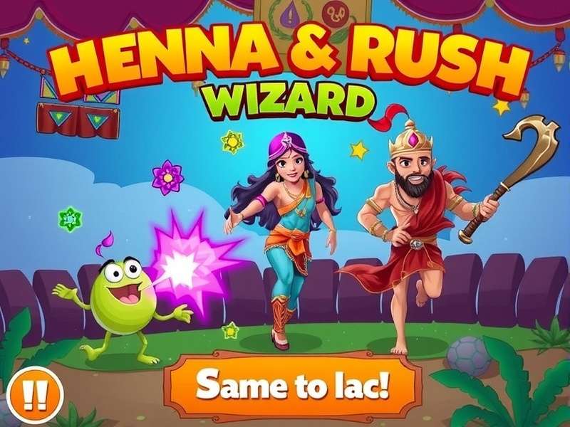 Henna Handi Rush Wizard Game Screenshot